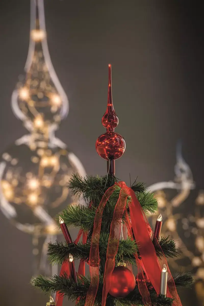 Ziemassvētku rotājums Krinner Lumix Tree Topper Rot Photo 2