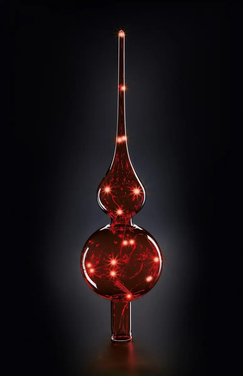 Ziemassvētku rotājums Krinner Lumix Tree Topper Rot Photo 4
