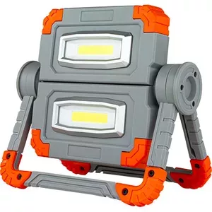 Lukturi REV 2620011610, LED 2×5W, USB uzlāde, IP20, 200×140×50 mm, pelēks/oranžs