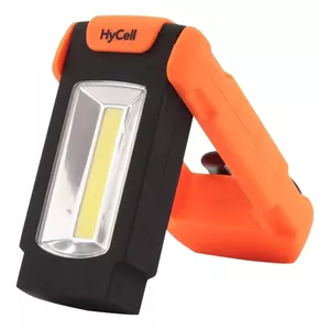 Инспекционный фонарь HYCELL 1600-0127 LED, 1 Вт, 62 лк, питание от AAA, чёрно‑оранжевый, 128×60×30 мм