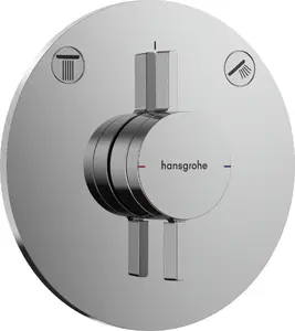 Встраиваемый смеситель hansgrohe DuoTurn S 2‑функции хром для настенной установки