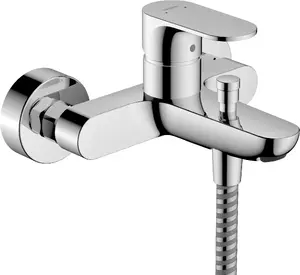 Hansgrohe Rebris S Однорычажный смеситель для ванны Наружный монтаж Хром