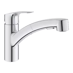 Выдвижной кухонный смеситель GROHE Eurosmart Хром Высота 18.1см