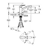 Выдвижной кухонный смеситель GROHE Eurosmart Photo 4