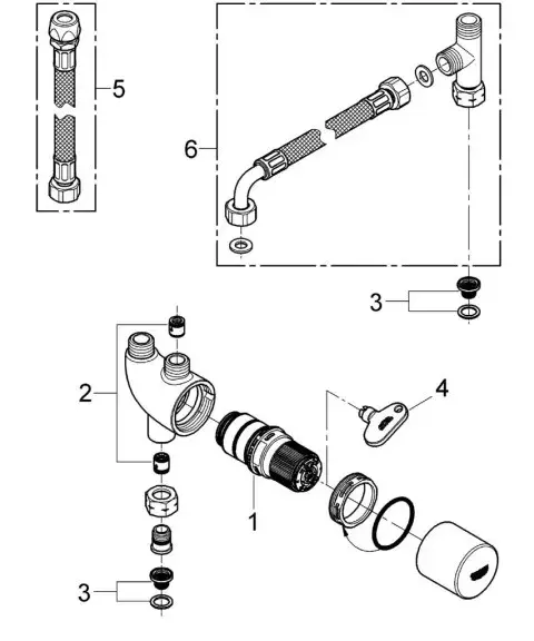 Термостат GROHE 34487000 Photo 2