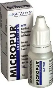 Ūdens attīrīšanas šķidrums Katadyn Micropur Antichlor MA 100F 10 ml – hlora neitralizators apstrādātam ūdenim