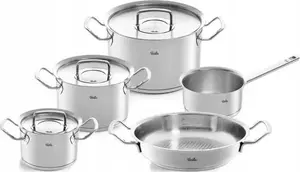 Cookware set Fissler Profi Collection, 5-piece stainless steel, induction compatible