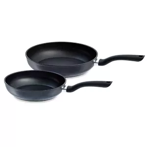Frying Pan Set Fissler 045-301-02-100/0 Aluminium Black 2 pcs