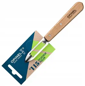 Peeler Opinel No. 115 with natural handle and stainless steel blade