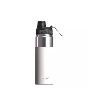 Asobu Alpine Flask 530 ml Nerūsējošā tērauda Balta Pārgājieniem