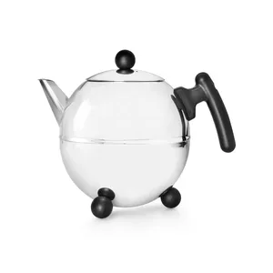 Bredemeijer Duet Bella Tējkanna 1500 ml Melns, Sudrabs