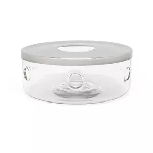 Teapot warmer Bredemeijer Minuet Glass Stainless steel Round 15.1 cm