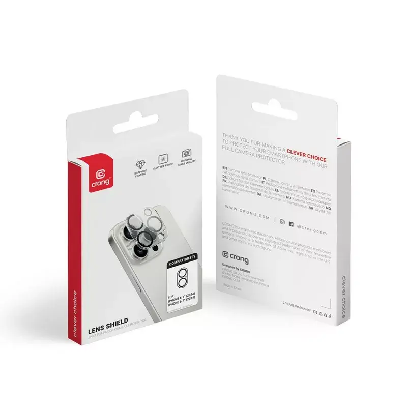 Crong Camera Lens Glass for iPhone 16 Photo 3