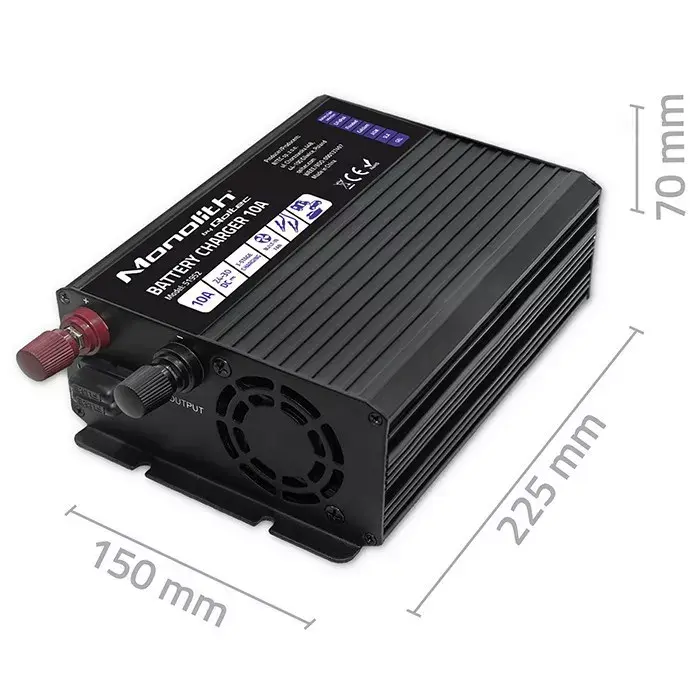 Akumulatoru lādētājs QOLTEC 51952 10A 24V Photo 6