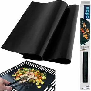Baking mat ORION Orion 2x Teflon for grill 40×33 cm black, set of 2