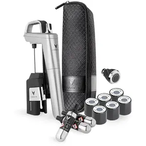 Система сохранения вина Coravin Timeless Six+ — серебристая модель для доступа к бутылке