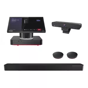 Multimedia congress terminal AudioCodes RXV100 Hub with Audio bundled with RXVCam50M and RX40 16-person, 10.1" 1920x1080, Windows 10 IoT, Ethernet Wi‑Fi Bluetooth, black