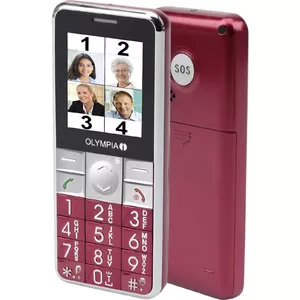 Smartphone OLYMPIA Komfort-Mobiltelefon LUX 2.4" Display 2229 Black