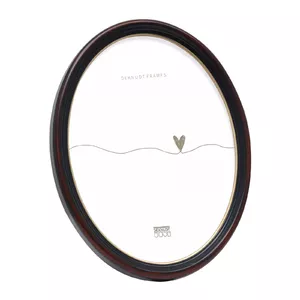 Single picture frame Deknudt S100F9 Black Cardboard Glass Resin