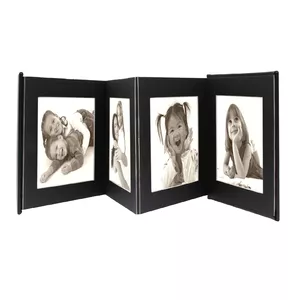 Photo album Deknudt Leporello Black 8 sheets 13 x 18 cm