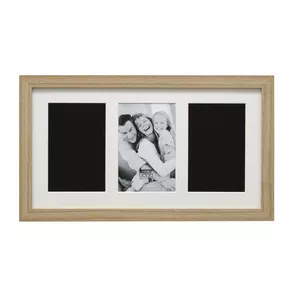 Multi picture frame Deknudt S66KB3 Wood 490x260 mm
