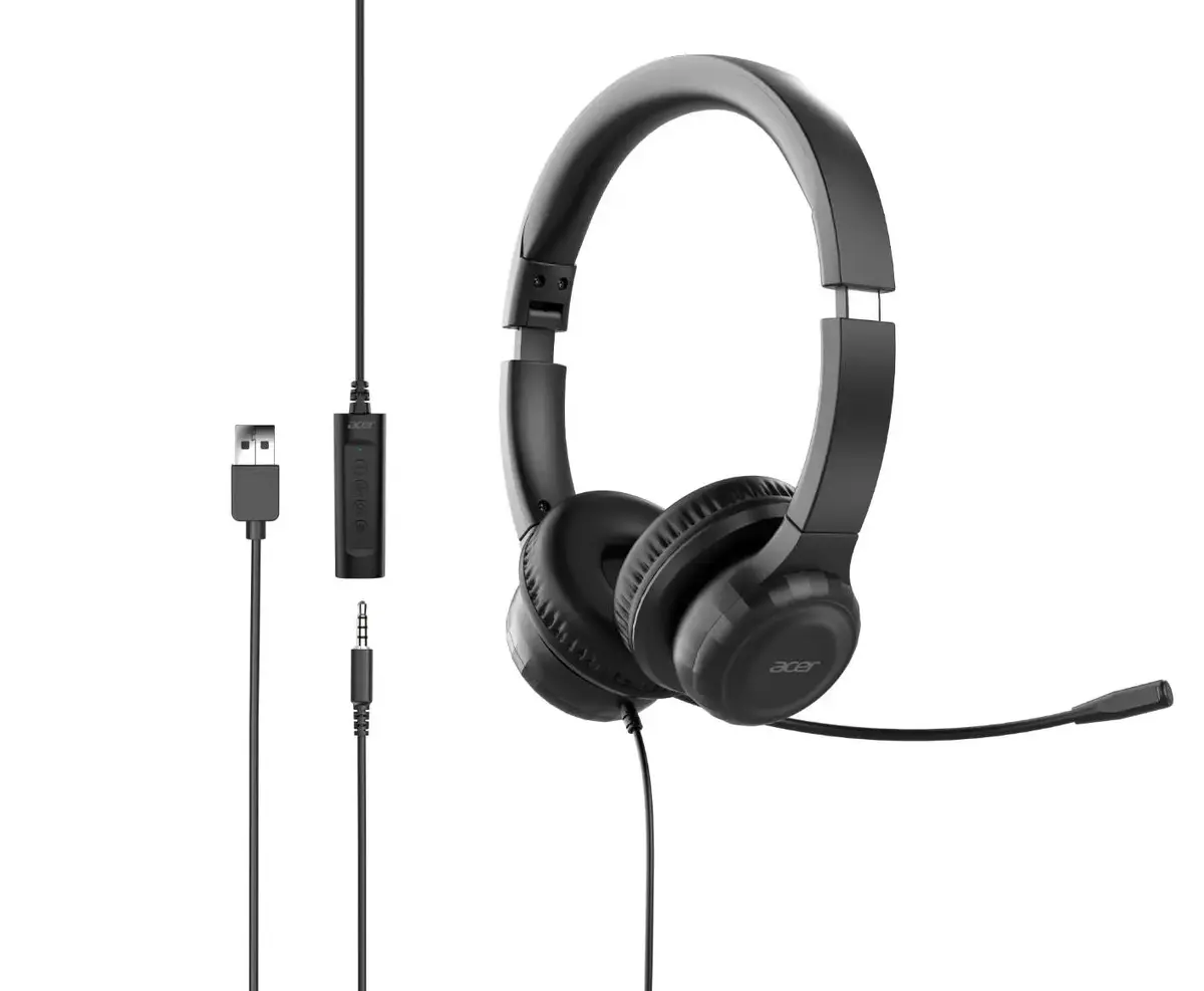 Acer AHW154 Wired Office Headset Photo 3