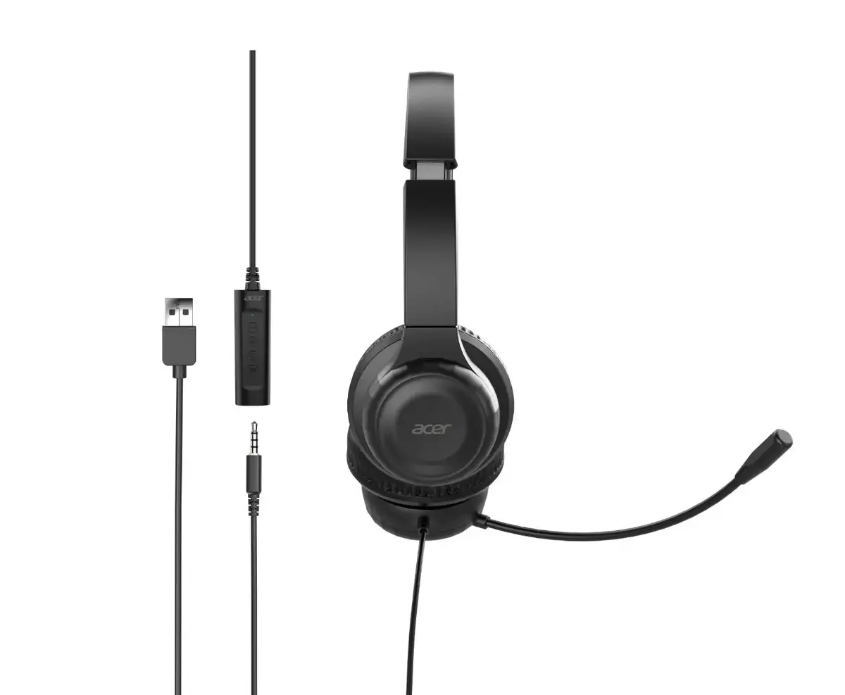 Acer AHW154 Wired Office Headset Photo 4