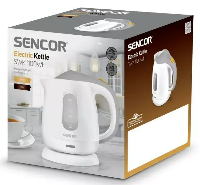 Электрочайник SENCOR SWK1100WH 1,0 л 2200 Вт Photo 5