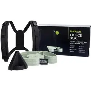 Masāžas komplekts BLACKROLL OFFICE BOX 2.0 A002883 — trīs biroja masāžas rīki (S/M/L)