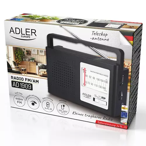 Adler AD 1909 AM/FM radio Photo 2