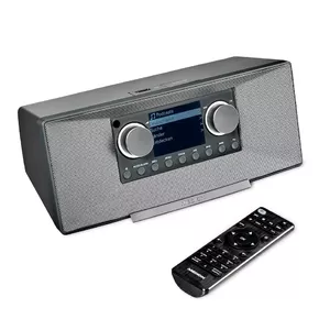 Internet radio MEDION LIFE P85333 — DAB+ / FM, 12 W RMS, 2.8" TFT, Wi‑Fi 802.11a/b/g, 3.5 mm jack, grey