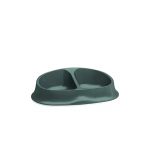 Двойная миска для кормления stefanplast Chic 0,25 л 27×17,5×7,2 см зелёная