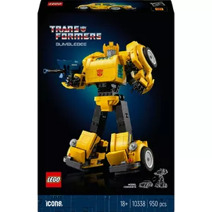 LEGO Icons construction set 10338 Bumblebee — buildable collectible model, 1500 pieces, 18+