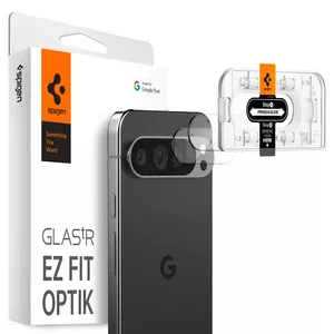 Защитное стекло для камеры Spigen Google Pixel 9 Pro EZ Fit GLAS.tR Optik 2PCS Устойчивое к пыли и царапинам