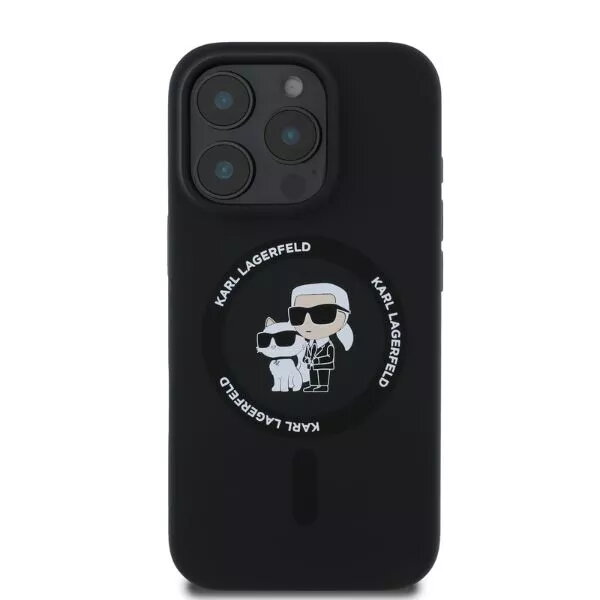 Silikona Hardcase maciņš Karl Lagerfeld KLHMP16XSCMKCRHK