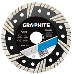 Алмазный диск GRAPHITE 200 мм, посадочный 25.4/30 мм, модель 57H871