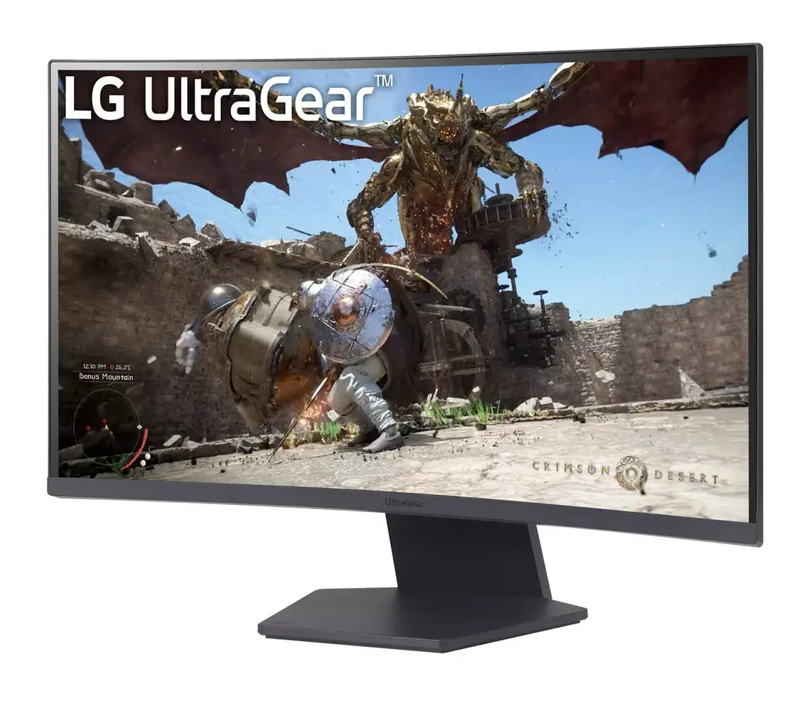 LG 27GS60QC-B 27" изогнутый игровой монитор Photo 2