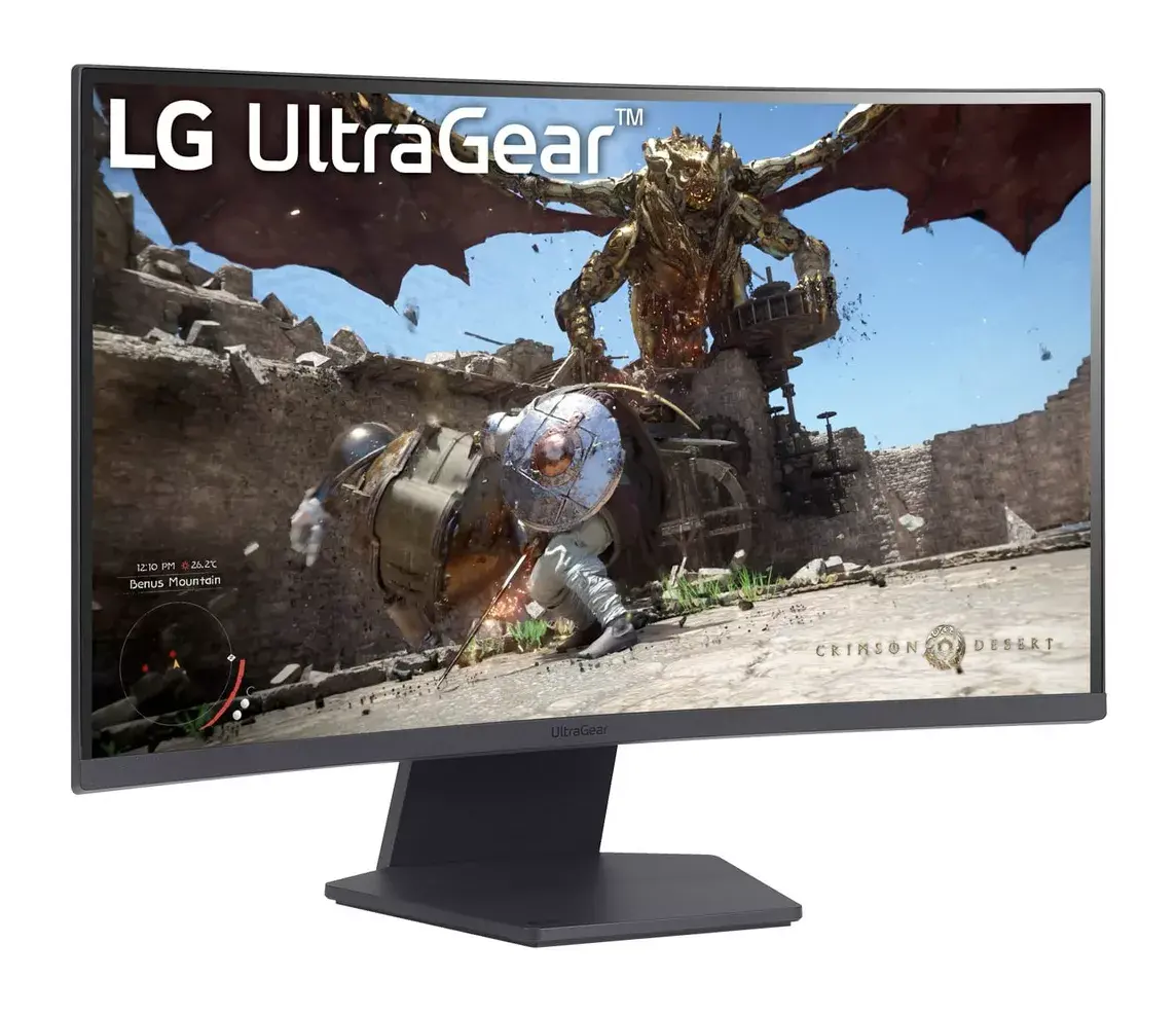 LG 27GS60QC-B 27" изогнутый игровой монитор Photo 3