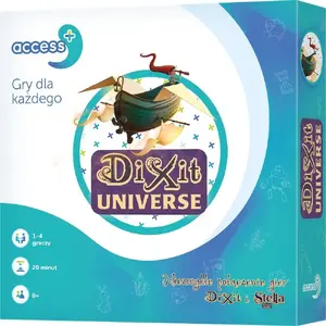 Galda spēle Rebel Dixit Universe Access+ — stāstījumu ballīšu spēle, saderīga ar papildinājumiem