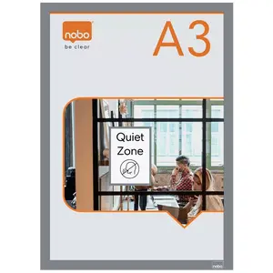 Nobo Magnetic Frame A3 Grey 2 pcs Portrait Landscape