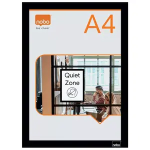 Nobo magnetic frame A4 Orange 1915697 Portrait Landscape