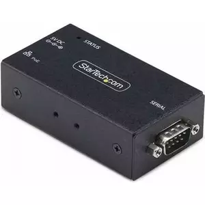 StarTech.com 1-Port Serial to Ethernet Adapter 802.3af PoE IP Device Server