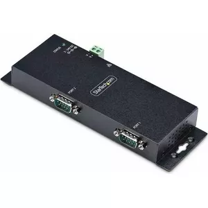 StarTech.com 2-Port Serial to Ethernet Adapter IP Serial Device Server RS232