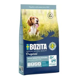 Сухой корм для собак BOZITA Original Sensitive Digestion ягнёнок и рис, для взрослых, 12 кг, 23% белка, 12% жира