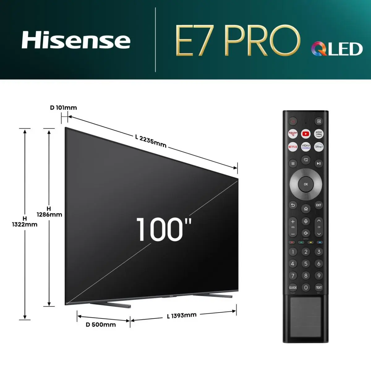 Hisense 100E77NQ PRO Smart TV Photo 2