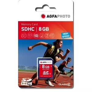 Flash Memory AgfaPhoto 8GB SDHC Class 10 Model 10425