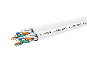 Lanview LVN122163 Cat6a U/FTP tīkla kabelis 305 m apaļš balts 10000 Mbit/s