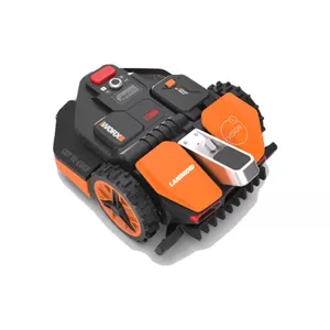 WORX Landroid Vision L1600 Robotizēts zāles pļāvējs Baterija Melns, Oranžs, Sarkans, Sudrabs
