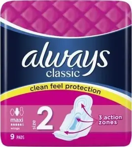 always ALWAYS CLASSIC SUPER SKRZ 9 — higiēniskās paketes (zīmols: always)