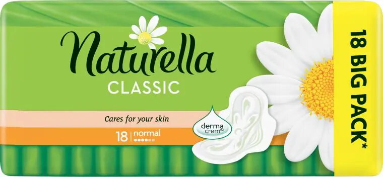 Higiēniskās paketes naturella Naturella Normal Skrz